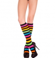 Bas en acrylique arc-en-ciel