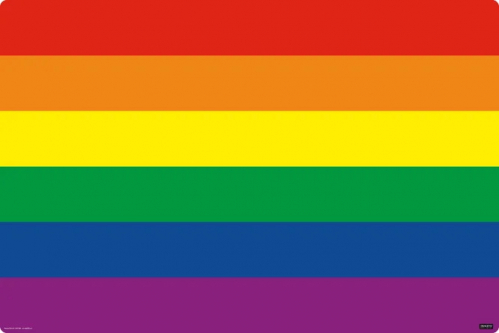 Drapeau 3' X5' communauté Gay